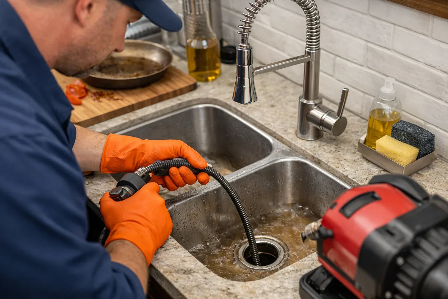 Drain cleaning service in Huntsville