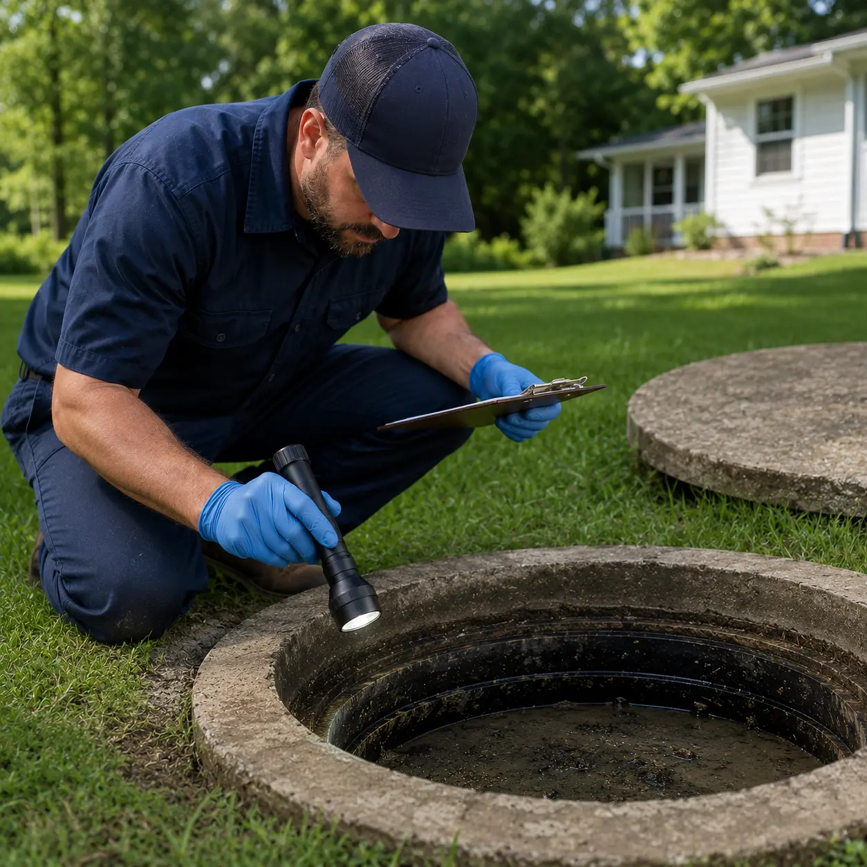 Septic system repair around Huntsville
